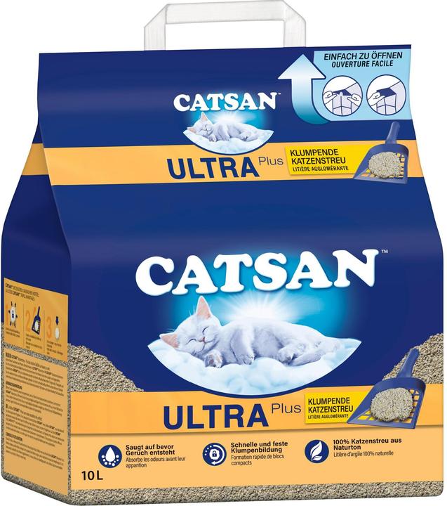 Catsan Lettiera per Gatti (Biodegradabile, Neutralizzante, Raggruppamento, 10.30 kg)