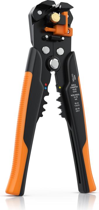 Actual product image Brandson Stripping pliers self-adjusting, 10-24 AWG, crimping pliers for stripping, cable cutter 0.2 - 6mm² ⌀ (210 mm)