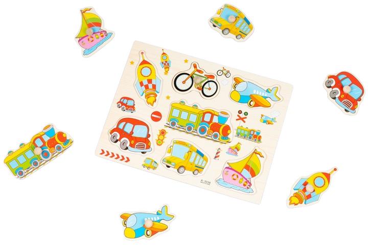 Immagine prodotto The twiddlers Set di 4 puzzle a pioli Wildlife Learning (4 pezzi)