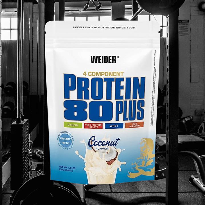 Actual product image Weider Protein 80 Plus (Coconut, 1 pcs., 500 g)