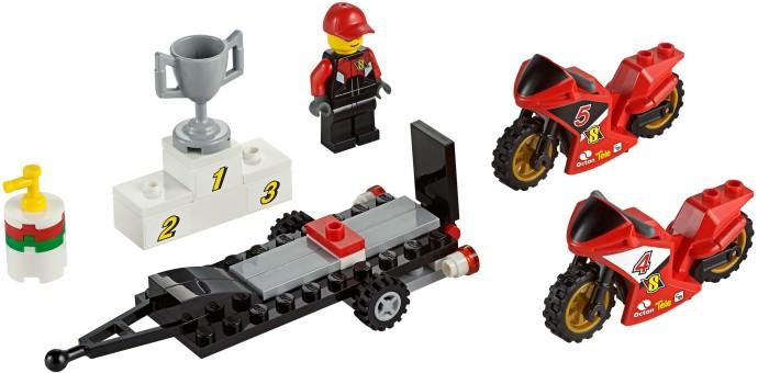 Produktbild LEGO Rennmotorrad Transporter (60084, LEGO City)