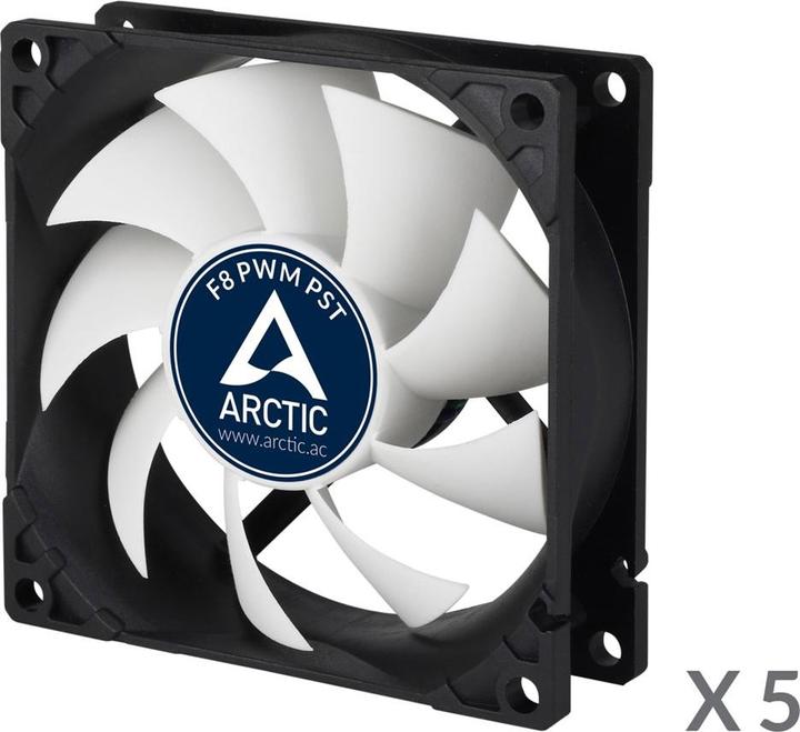Produktbild Arctic F8 PWM PST - 5 Pack (80 mm, 5 x)