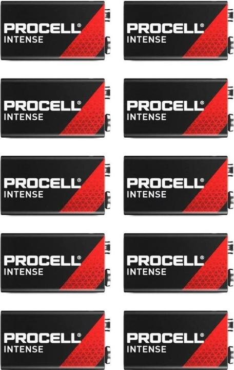 Produktbild Duracell Procell Intense Power (10 Stk., 9V Block, 673 mAh)