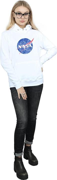 Actual product image Nasa Womens/Ladies Insignia Distressed Hoodie (S)