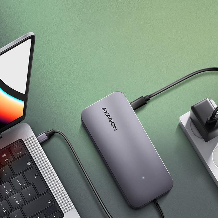 Produktbild Axagon HUB HMC-6GM2 USB 6 in1 10 Gbit (USB-C, 1 Ports)