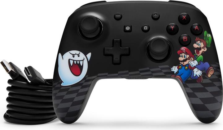 Immagine prodotto PowerA Enhanced Wireless Controller for Nintendo Switch with Lumectra – Mario Peek-A-Boo (Switch)