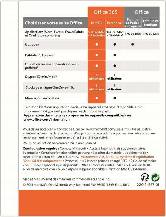 Microsoft Office 365 Home (1 User, 12 Monate)