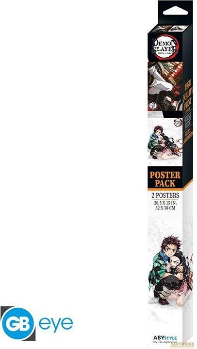 Actual product image GB Eye Demon Slayer Set 2 Chibi Posters Series 3 (52x38)