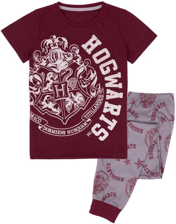 Actual product image Girls Crest Glitter Pyjama Set (146, 152)