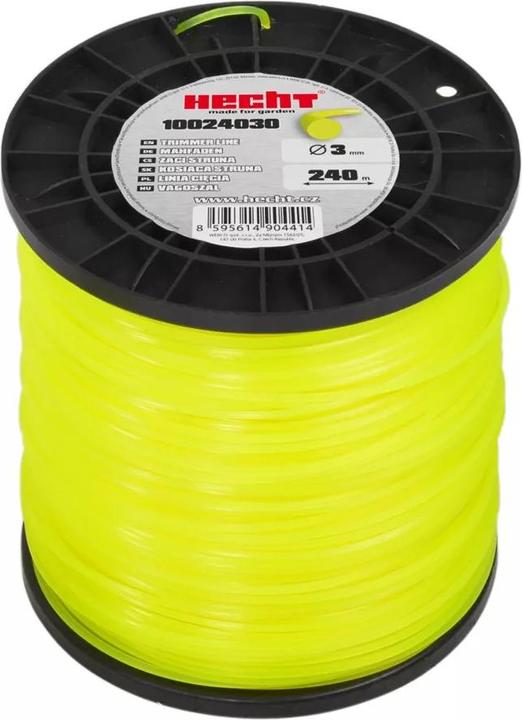 Actual product image Hecht 10024030 3.0 mm x 240 m, Round Replacement Thread Lawn Trimmer (Weed whacker, Trimmer line + line spool)