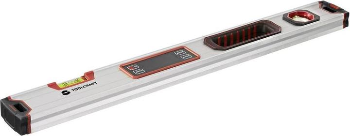 Produktbild Toolcraft TO-9469539 Digitale Wasserwaage mit Magnet 600 mm 360 ° 1.0 mm/m (60 cm)