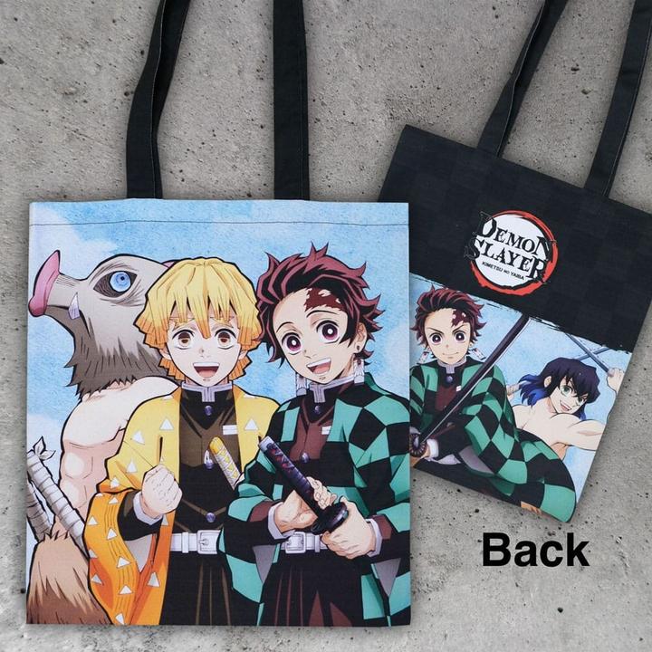 Produktbild POPbuddies Demon Slayer: Kimetsu no Yaiba Tragetasche Inosuke, Zenitsu, Tanjiro