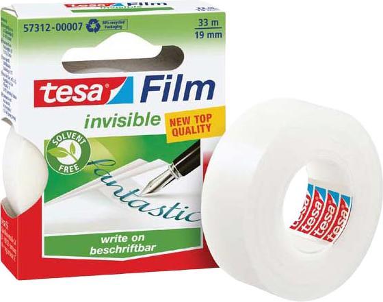 Actual product image tesa 1x tesafilm INVISIBLE, matt invisible, ageing-resistant and tear-proof (19 mm)
