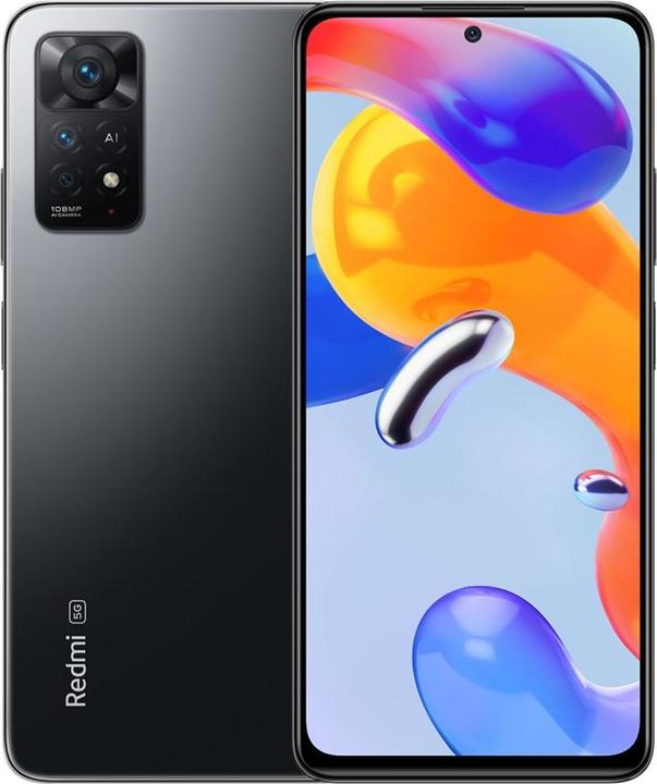 Actual product image Xiaomi Redmi Note 11 Pro 5G (128 GB, Graphite gray, 6.67", Hybrid Dual SIM, 108 Mpx, 5G)
