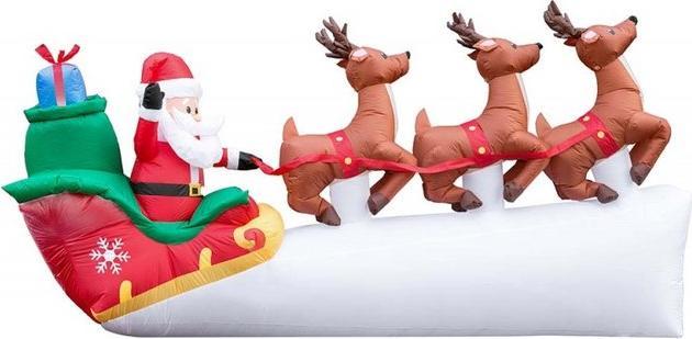 Produktbild Chaks Weihnachtsmann mit Rentiere