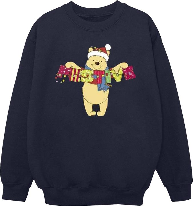 Actual product image Disney Womens/Ladies Winnie The Pooh Festive Sweatshirt (XL)