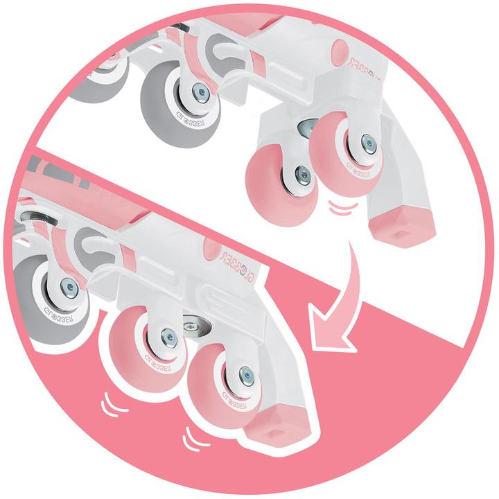 Produktbild Globber LEARNING SKATES 2in1 pastellrosa, Gr. 26-29 (27)