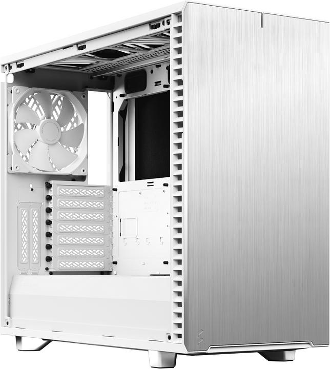 Actual product image Fractal Define 7 White Solid (mATX, Mini-ITX, ATX, E-ATX)