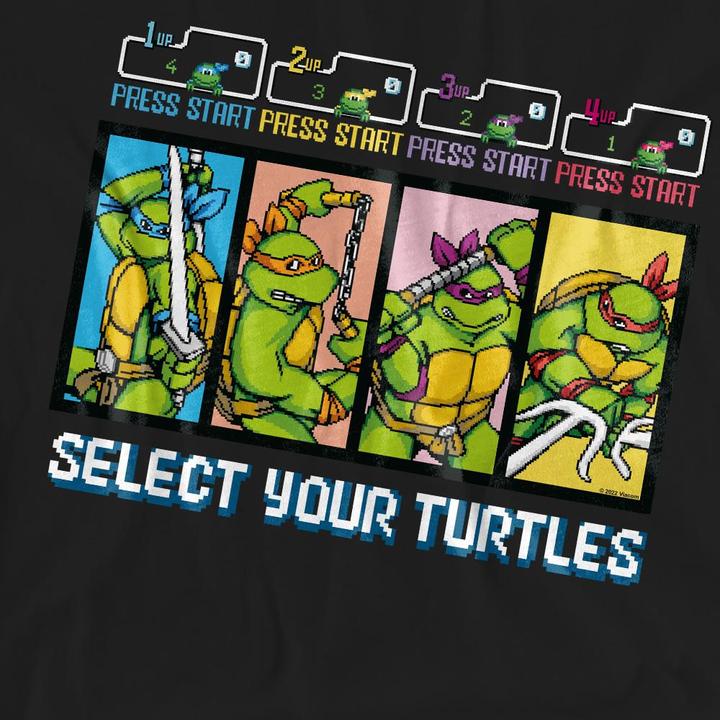 Actual product image Teenage Mutant NT Unisex Adult Select Your Turtles T-Shirt (M)