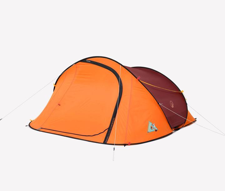 Produktbild Quechua Faltzelt - 2 Seconds für 3 Personen Limited Edition 20 Jahre braun (Wurfzelt, 3.56 kg, 3 Personen)
