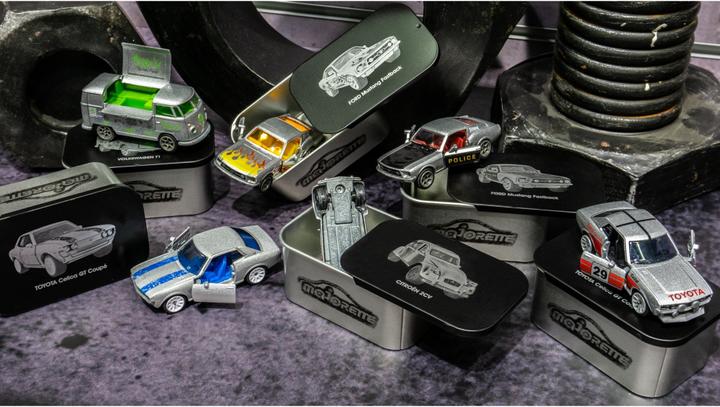 Productafbeelding Majorette Vintage Deluxe metalen serie, 6-soort.
