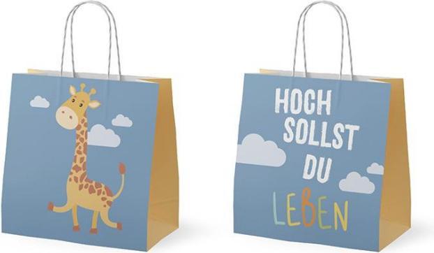 Image du produit La Vida Sac cadeau 15x8H15 Girafe (Pochette cadeau)