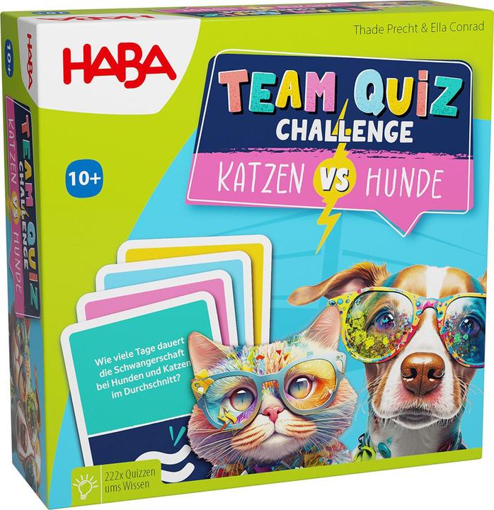 Immagine prodotto Haba Sfida a Quiz a squadre gatti contro cani (Tedesco)