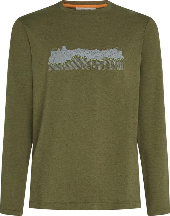 Immagine prodotto Icebreaker Uomo Merino Blend Central Classic LS Tee Haute Route (XL)