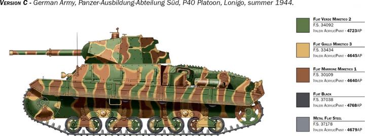 Actual product image 1:35 Carro Armato P40