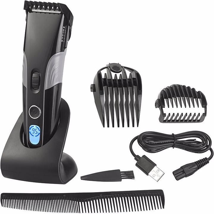 Produktbild Sichler Men's Care Akku-Haar- & Bartschneider mit LCD-Display, 1 bis 30mm, 60-Min.-Akku