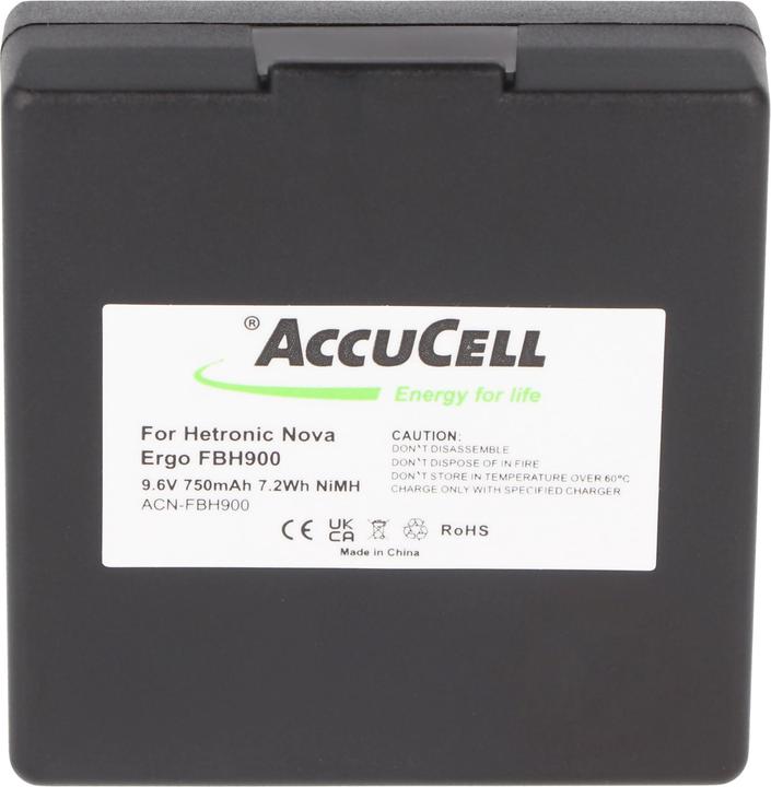 Immagine prodotto AccuCell Batteria Hetronic Nova Ergo FBH900, 68300520, 68300520 (9.60 V, 750 mAh)
