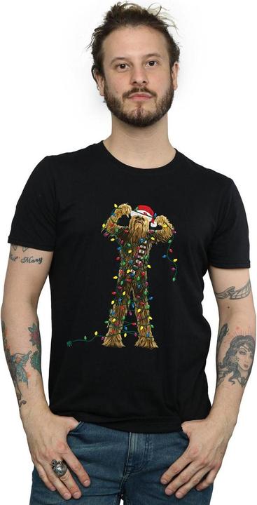 Image du produit Star Wars - T-shirt CHEWBACCA CHRISTMAS LIGHTS - Homme (3XL)