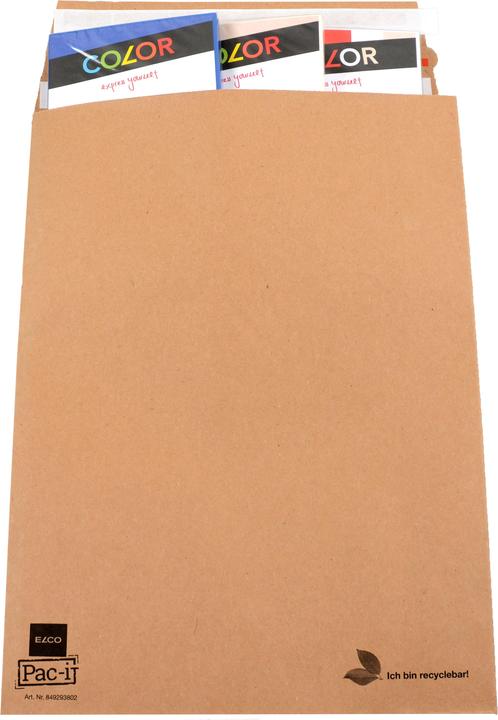 Immagine prodotto Elco Borsa di spedizione marrone kraft 135gm2 280x375x80mm, 100pz. (100 x)