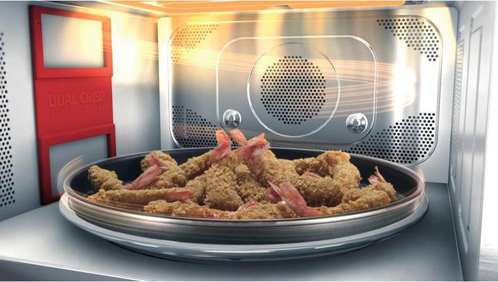 Produktbild Whirlpool MWSC 9133 SX Kombi-Mikrowelle mit flacher Oberfläche 33 L 1000 W Schwarz, Edelstahl (33 l)