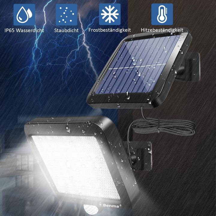 Immagine prodotto Benma Faretto LED solare (300 lm, IP65)