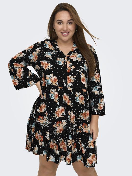 Image du produit Only Robe curvy à manches 3/4 en viscose (42)