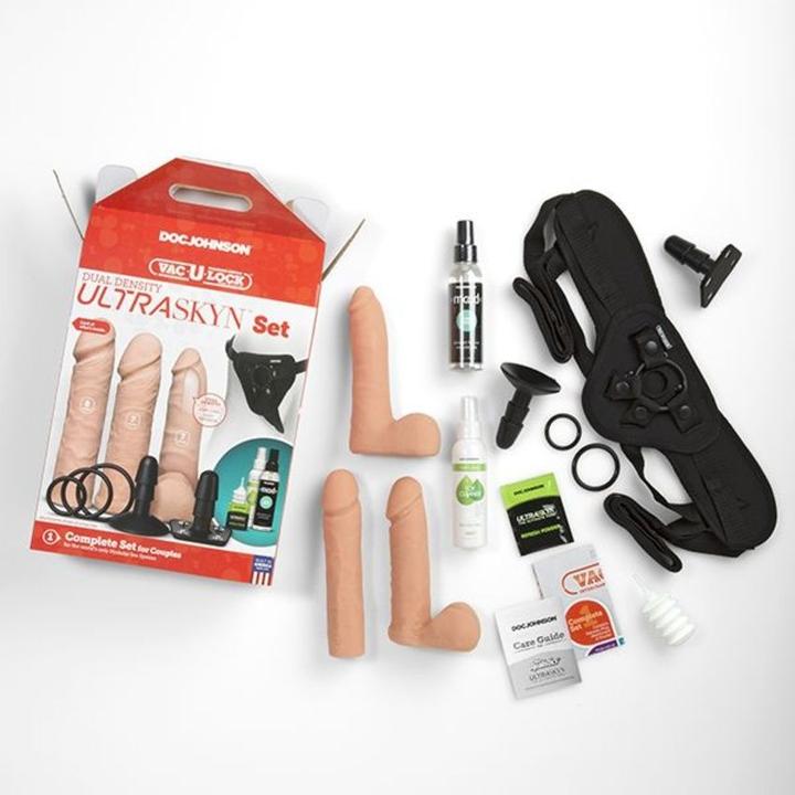 Actual product image Doc Johnson Vac-U-Lock - Dual Density ULTRASKYN Set