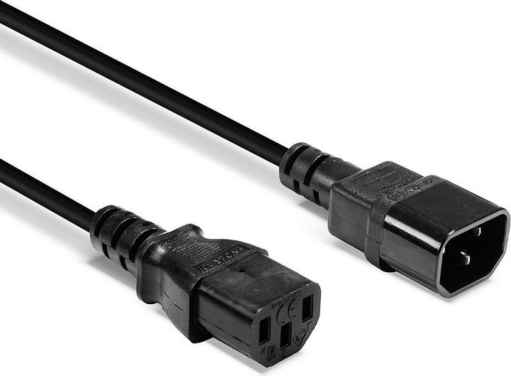 Produktbild Lindy IEC-Netzkabel C14 an IEC C13 (1 m)