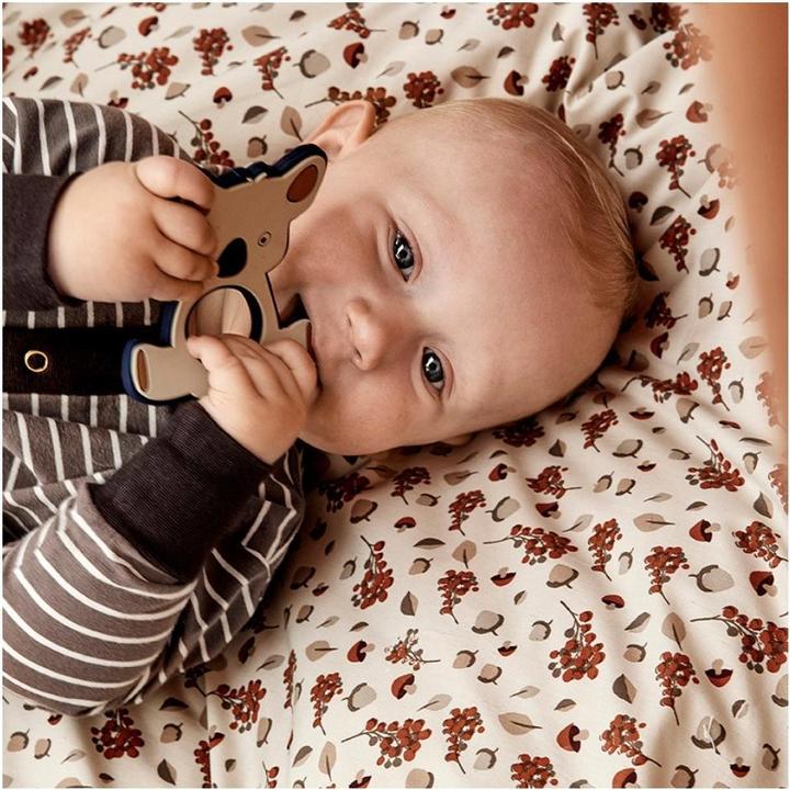 Actual product image Nuuroo Bera Baby Bed Linen - Autumn Leaf (40 x 45 cm)