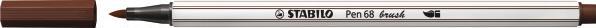 Image du produit STABILO Pen 68 brush Stylo feutre Premium (Marron, 1 x)