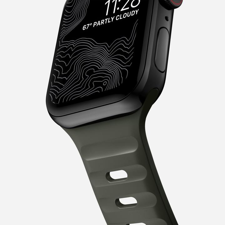 Actual product image Nomad Sport Strap V2 (45 mm, 44 mm, 42 mm, Aluminium, Rubber)