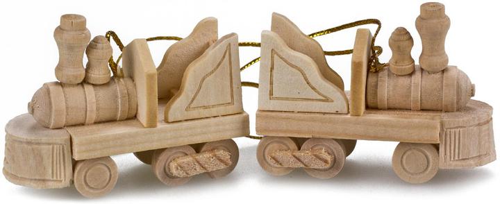 La Mia! Christmas tree decoration locomotive - lime wood (1 -part)