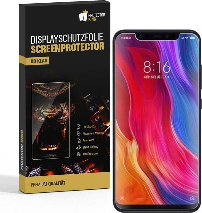 Produktbild Protectorking 6x Premium Displayschutzfolie 3D KLAR (6 Stück, Xiaomi Mi 8)