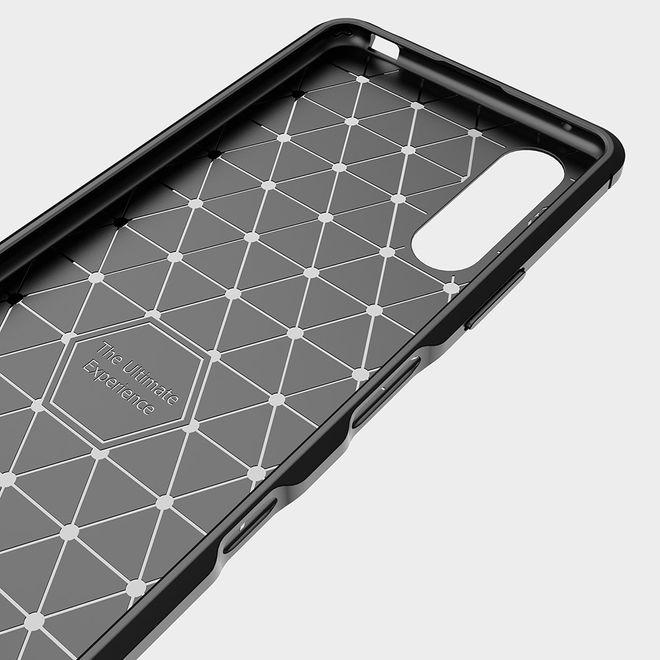 Immagine prodotto MU Style Serie Softcase in fibra di carbonio TPU (Sony Xperia 10 III)
