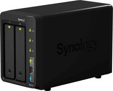 Actual product image Synology DS712+, NAS DiskStation for 2 hard drives