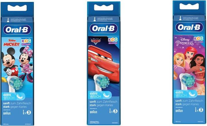 Immagine prodotto Oral-B Bambini 3 testine per spazzolino elettrico (1 x)