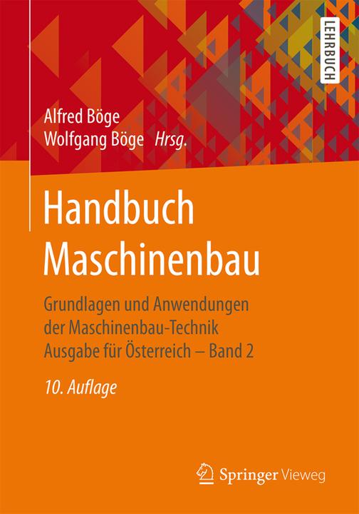 Produktbild Handbuch Maschinenbau (Niederländisch, Wolfgang Böge, Alfred Böge, 2018)