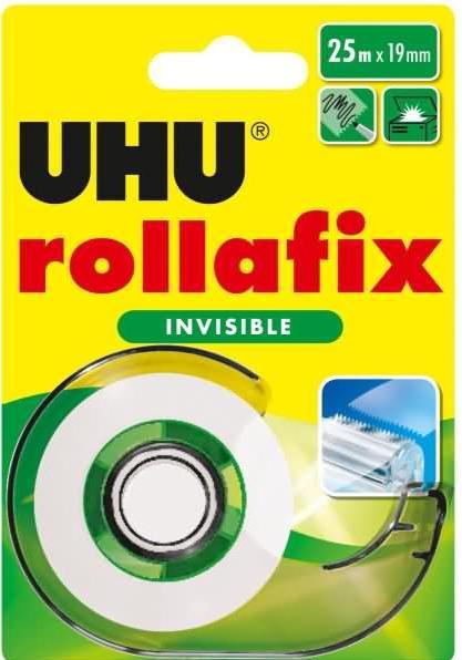 Image du produit Magni Dérouleur UHU rollafix invisible + rouleau de recharge, carte d'information