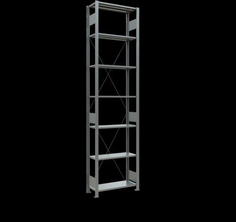 Immagine prodotto Schulte Lagertechnik MULTIplus150 sistema di scaffalatura di base senza bulloni con traversa