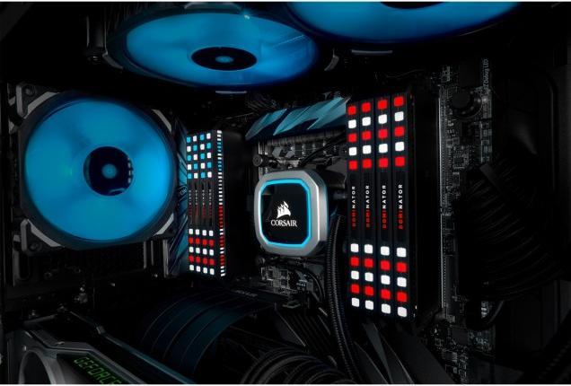 Image du produit Corsair Dominateur Platine RGB (2 x 8GB, 3200 MHz, RAM DDR4, DIMM)